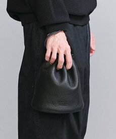 BEAUTY&YOUTH UNITED ARROWS スタンダード レザー パース ビューティー＆ユース　ユナイテッドアローズ バッグ ハンドバッグ ブラック【送料無料】