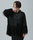 フリンジドッキングシャツチュニック