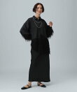 フリンジドッキングシャツチュニック