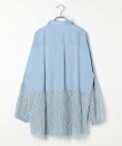 フリンジドッキングシャツチュニック