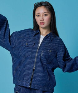 B ONE SOUL ��WEB���� / �Z�b�g�A�b�v�Ή� / �_�u���|�P�b�g���W�b�h�f�j��JK /sqnz double pocket zip denim �i�o�� �W���P�b�g�E�A�E�^�[ �u���]���E�W�����p�[ �l�C�r�[ �u���b�N�y���������z