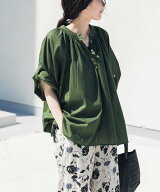 【SALE／30%OFF】URBAN RESEARCH DOORS コットンボイルロールアップスリーブブラウス アーバンリサーチド…