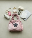 【MARY QUANT*VIS】フリルハンドルベロアトートバッグ
