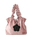 【MARY QUANT*VIS】フリルハンドルベロアトートバッグ