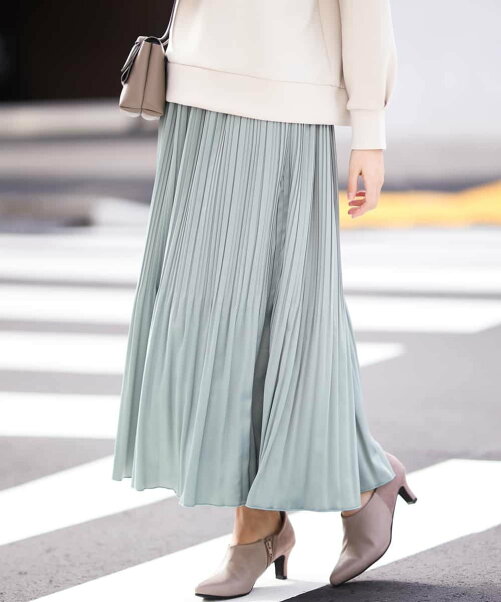 A V V ミントグリーンプリーツスカート Rakuten Fashion 楽天