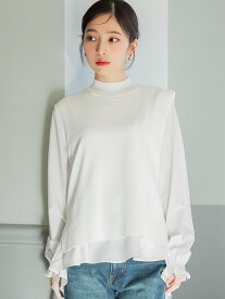 【SALE／10%OFF】coca 【再入荷】ベストセットブラウス コカ トップス シャツ・ブラウス ブルー グレー ネイビー ホワイト ブラック ブラウン