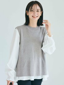 coca 【再入荷】ベストセットブラウス コカ トップス シャツ・ブラウス ブルー グレー ネイビー ブラック