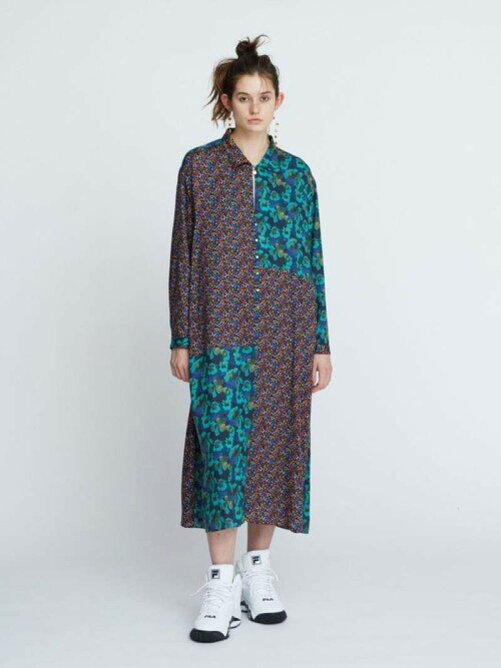 Beauty Youth United Arrows By リバティプリントパッチワークシャツワンピース O Rakuten Fashion 楽天ファッション 旧楽天ブランドアベニュー Bn2407