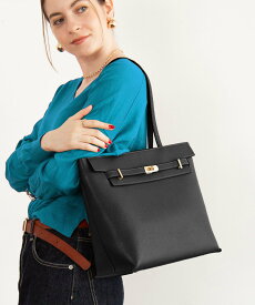 【SALE／66%OFF】styiro styiro/ベルト金具 A4トートバッグ イストワール バッグ トートバッグ グレー ブラック ブラウン ネイビー ベージュ カーキグリーン ブルー ホワイト パープル【送料無料】