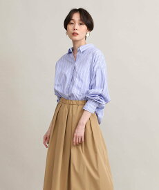 【SALE／31%OFF】I.T.'S. international リラックスストライプブラウス イッツインターナショナル トップス シャツ・ブラウス ブルー【送料無料】