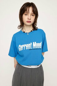 SLY PRINT CREW NECK Tシャツ スライ トップス カットソー・Tシャツ ブラック ホワイト ブルー【送料無料】