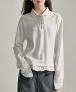 フリルニットポロシャツ FQ24S049 Fano Studios