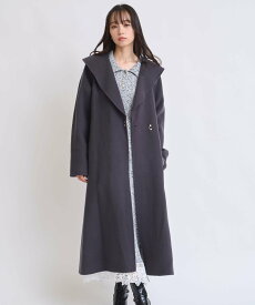 【SALE／70%OFF】Noela ベルト付きショールカラーウールリバーコート ノエラ ジャケット・アウター その他のジャケット・アウター グレー パープル イエロー【送料無料】