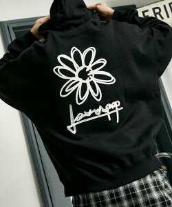 �ySALE�^30%OFF�zPUBLUX LOVE POP STUDIO FLOWER GRAPHIC HOODIE/���N�уX�E�F�b�g�p�[�J�[(����W�J) 25AW �t���[�N�X�X�g�A �g�b�v�X �p�[�J�[�E�t�[�f�B�[ �u���E�� �u���b�N�y���������z