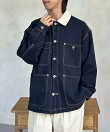 防花粉加工ステッチカバーオール