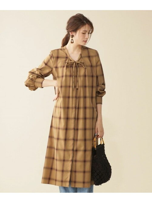 Nano Universe ボータイチェックワンピース Rakuten Fashion 楽天ファッション 旧楽天ブランドアベニュー T