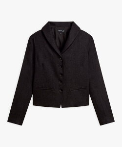 �ySALE�^50%OFF�zagnes b. FEMME �yOutlet�zTV48 VESTE �W���P�b�g �A�j�G�X�x�[ �W���P�b�g�E�A�E�^�[ �e�[���[�h�W���P�b�g�E�u���U�[ �O���[ �u���b�N�y���������z