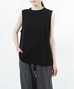 THE SHINZONE �U �V���]�[�� HIGH TWIST COTTON SLEEVELESS �u���[�R���u���[ �g�b�v�X �m�[�X���[�u�E�^���N�g�b�v�y���������z