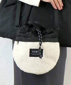 【SALE／28%OFF】SETUP7 SETUP7/キルトボアサークルミニショルダー SNBD セットアップセブン バッグ ショルダーバッグ ブラック グレー