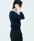 《手洗い可能》襟レース取りはずしプルオーバー