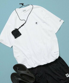 Columbia Columbia×FREAK'S STORE/コロンビア 別注 インペリアルパーク サイドポケット クルーネックTシャツ 【限定展開】 フリークスストア トップス カットソー・Tシャツ グレー ホワイト ブラック【送料無料】