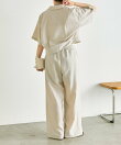 麻ライクストライプパンツ【SUM1 STYLE】