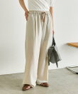 麻ライクストライプパンツ【SUM1 STYLE】