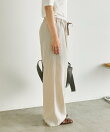 麻ライクストライプパンツ【SUM1 STYLE】