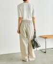 麻ライクストライプパンツ【SUM1 STYLE】