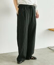 麻ライクストライプパンツ【SUM1 STYLE】