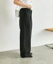 麻ライクストライプパンツ【SUM1 STYLE】