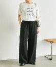 麻ライクストライプパンツ【SUM1 STYLE】