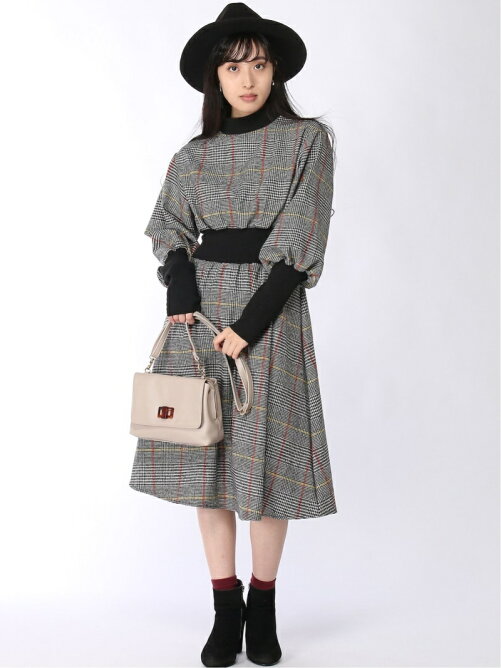 Zoe Jenko W グレンチェックロング ワンピース Rakuten Fashion 楽天ファッション 旧楽天ブランドアベニュー Ac6410