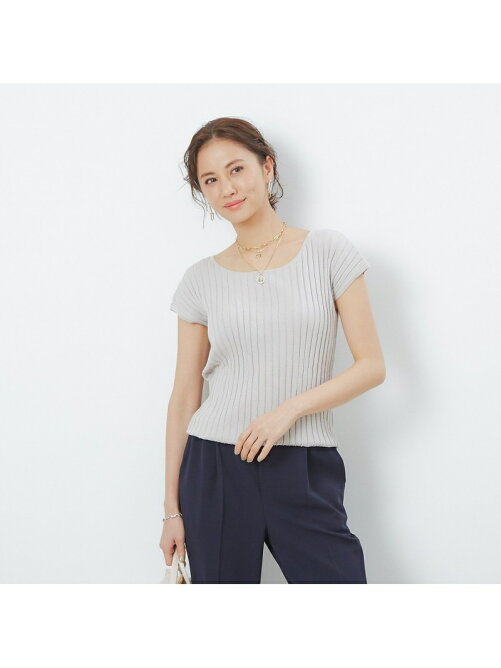 Abahouse Mavie Uvカット加工 Ecru ワイドリブプルオーバー Rakuten Fashion 楽天ファッション 旧楽天ブランドアベニュー Ar7410