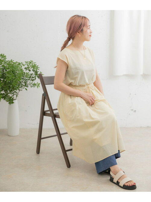 Urban Research Items ウエストギャザーワンピース Rakuten Fashion 楽天ファッション 旧楽天ブランドアベニュー Dd5410