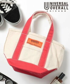 【SALE／20%OFF】UNIVERSAL OVERALL UNIVERSAL OVERALL/UO トートバッグ S キャンバス トート 500mlのペットボトルが収納可能 ユニバーサルオーバーオール UVO-150 セットアップセブン バッグ トートバッグ ベージュ ブラック ブルー ネイビー オレンジ レッド【送料無料】