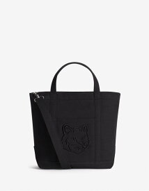 Maison Kitsune (W)FOX HEAD SMALL TOTE メゾン キツネ バッグ トートバッグ ブラック【送料無料】