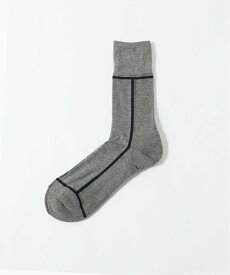 EDIFICE 【CHICSTOCKS / シックストックス】LINE SOCKS エディフィス 靴下・レッグウェア 靴下 ブラック グレー ブラウン オレンジ