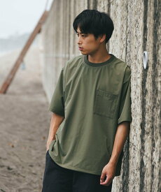 【SALE／50%OFF】B:MING by BEAMS B:MING by BEAMS / ユーティリティ クルーネック Tシャツ 半袖 ビーミング ライフストア バイ ビームス トップス シャツ・ブラウス ブラック カーキ