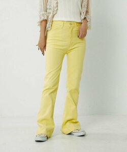 �ySALE�^50%OFF�zHOLIDAY HIGH WAIST SKINNY FLARE DENIM PANTS �t���[�N�X�X�g�A �p���c �W�[���Y�E�f�j���p���c �C�G���[�y���������z