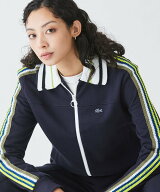 【SALE／40%OFF】LACOSTE ショルダーニットテーピング ショートトラックジャケット ラコステ トップス そ…