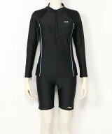 【SALE／41%OFF】FILA FILA/(W)長袖ハーフZIPラッシュセパレート ニッキー 水着・スイムグッズ ラッシュ…