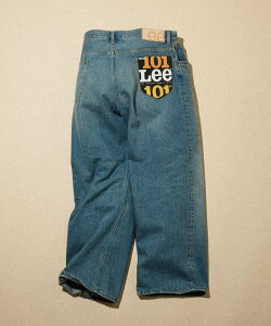 Lee �ʒ� RIDERS 101 WIDE LEG �t���[�N�X�X�g�A �p���c �W�[���Y�E�f�j���p���c �l�C�r�[�y���������z