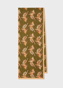 Paul Smith �E�B�����Y Le Peche Fish �X�J�[�t �|�[���E�X�~�X �t�@�b�V�����G�� �}�t���[�E�X�g�[���E�l�b�N�E�H�[�}�[ �s���N �J�[�L�O���[���y���������z