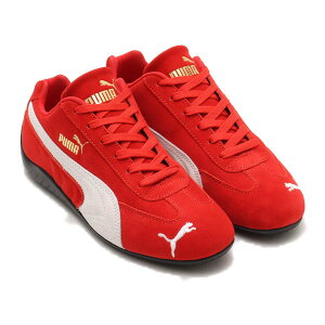 PUMA PUMA SPEEDCAT OG PUMA RED-PUMA WHITE �A�g���X �V���[�Y�E�C �X�j�[�J�[ ���b�h�y���������z