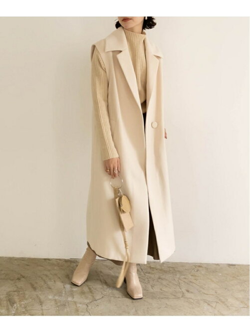 Randa ウールライクノースリーブロングコート Rakuten Fashion 楽天ファッション 旧楽天ブランドアベニュー Ee4412