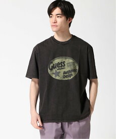 GUESS (M)GUESS Originals West Tee ゲス トップス カットソー・Tシャツ グレー ベージュ【送料無料】