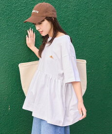 【SALE／5%OFF】KELTY 別注 切り替え 半袖 チュニック【限定展開】 25SS フリークスストア トップス カットソー・Tシャツ ホワイト グレー ブラック ベージュ ネイビー【送料無料】