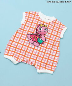 【SALE／20%OFF】BREEZE がんこちゃん&がんペーちゃんロンパス エフオーオンラインストア マタニティウェア・ベビー用品 ロンパース・カバーオール ピンク イエロー