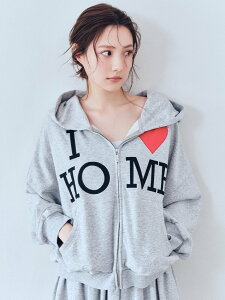 SNIDEL HOME ���S�X�E�F�b�g�p�[�J�[ �X�i�C�f���z�[�� �g�b�v�X �p�[�J�[�E�t�[�f�B�[ �s���N �O���[ �C�G���[�y���������z